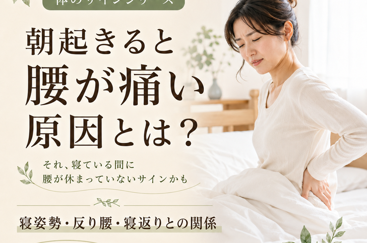 什麼原因會導致醒來時下背部疼痛？這與睡眠姿勢、腰椎前凸（腰部過度彎曲）以及在床上翻身有關。