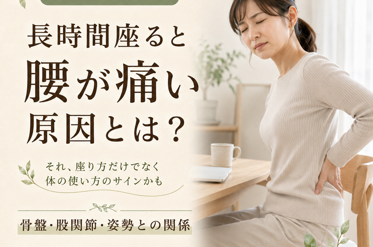 久坐會導致腰痛的原因是什麼？這與骨盆、髖關節和姿勢有關。