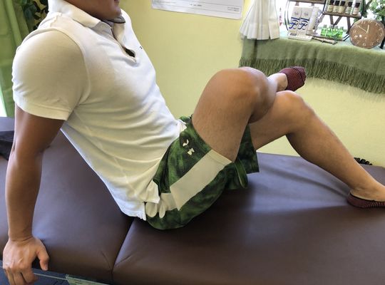 お尻のストレッチ